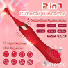 INTOYOU Stimulateur de clitoris Onax Double Pulse Rouge